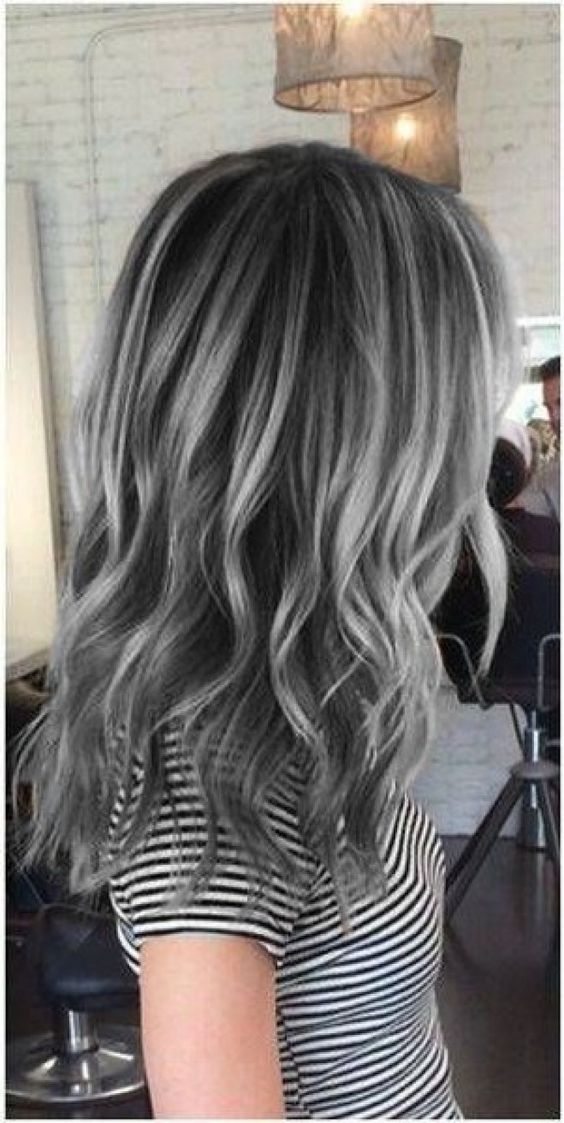 Mejores Ideas De Mechas Platinadas Grises Con Fotos